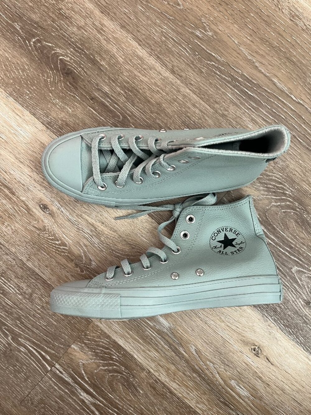 NEW Teal High Top Converse Water Repellent Leather
